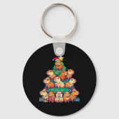 Porte-clés Capybara Christmas Tree Funny Capybara Xmas (Recto)