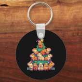Porte-clés Capybara Christmas Tree Funny Capybara Xmas (Recto)
