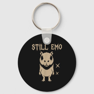 Porte-clés Capybara Emo Goth Punk Toujours Emo