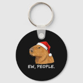 Porte-clés Capybara Ew People Christmas Funny Sarcastic Humor (Recto)