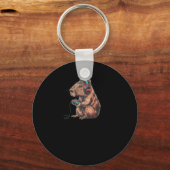 Porte-clés Capybara Player Immersion Totale Dans Le Travail V (Recto)