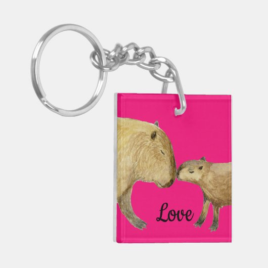 Porte-clés Capybaras (Devant gauche)