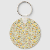 Porte-clés Capybaras en jaune (Recto)