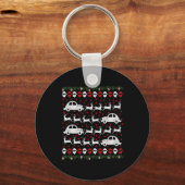 Porte-clés Car Christmas (Recto)