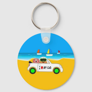 Porte-clés Car of Pou