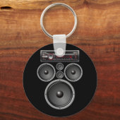 PORTE-CLÉS CAR STEREO SPEAKERS SYSTÈME AUDIO HALLOWEEN COSTUM (Recto)