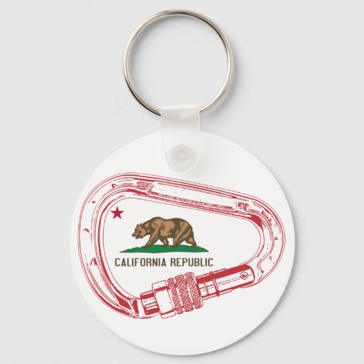 Porte-clés Carabiner d'Escalade californienne (Recto)