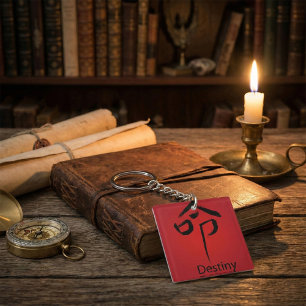 Porte-clés Caractère chinois Destiny