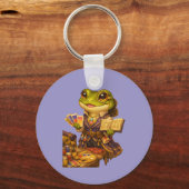 Porte-clés Caractère de grenouille créatrice de royaume (Recto)