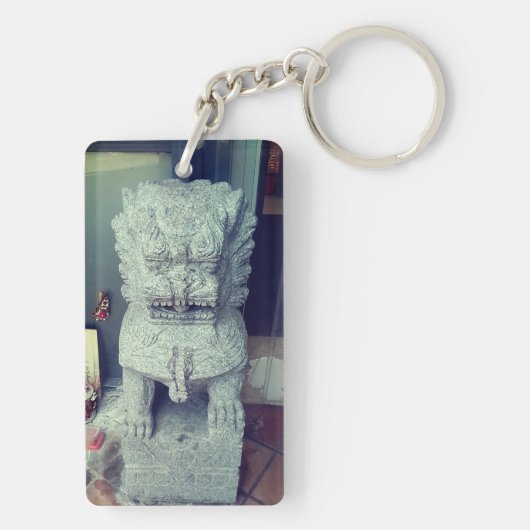 Porte-clés Caractère devant le magasin (Dos)