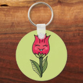 Porte-clés Caractère Fleur mignonne Fille (Recto)
