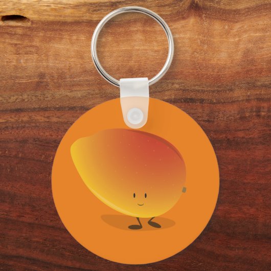 Porte-clés Caractère Mango souriant (Recto)