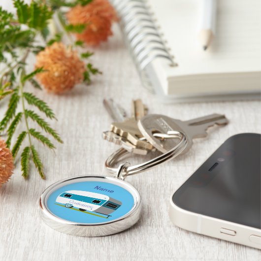 Porte-clés Caravan Camper RV Thunder_Cove (Côté)