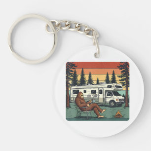 Porte-clés Caravane Camping Vintage Aventure Bigfoot