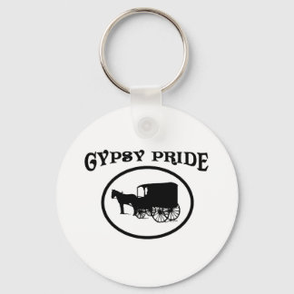 Porte-clés Caravane noire et blanche Gypsy Pride