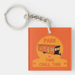 Porte-clés Caravane statique cadeau maison