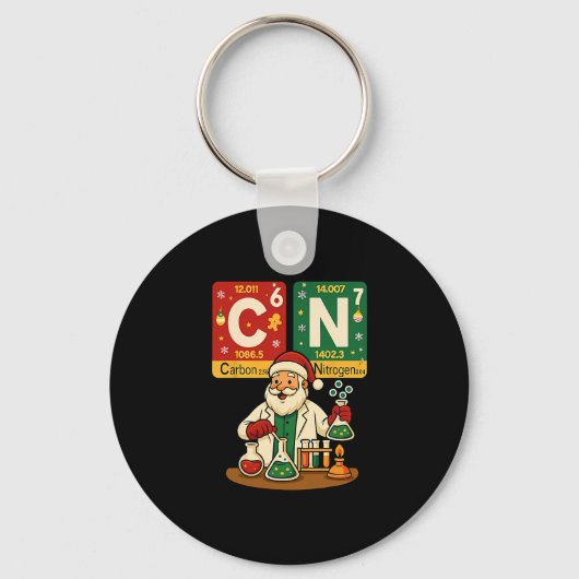 Porte-clés Carbone Azote 67 Mème Professeur Science Tableau P (Recto)