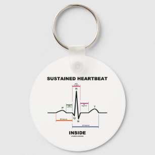 Porte-clés Carburant soutenu à l'intérieur (électrocardiogram