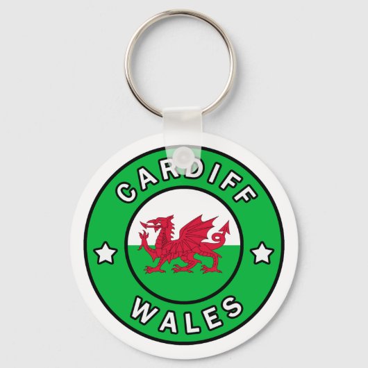 Porte-clés Cardiff Wales (Recto)