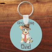 Porte-clés Cardigan Welsh Corgi Papa (Recto)