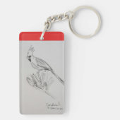 Porte-clés Cardinal Acrylique Porte - clé (Dos)