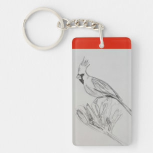 Porte-clés Cardinal Acrylique Porte - clé