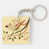 Porte-clés Cardinal-chanteur du Nord (Dos)