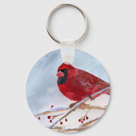 Porte-clés Cardinal de Noël (Recto)