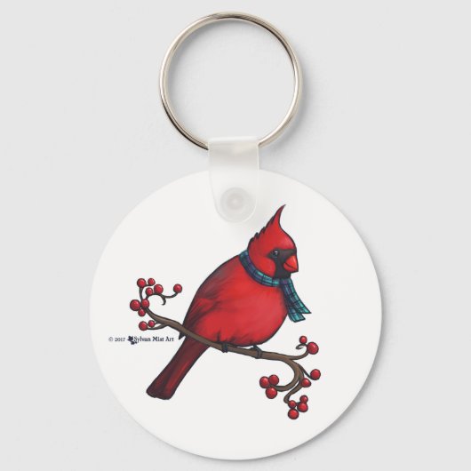 Porte-clés Cardinal de Noël (Recto)