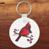 Porte-clés Cardinal de Noël (Recto)