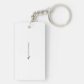 Porte-clés Cardinal du Nord (Dos)