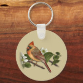 Porte-clés Cardinal féminin sur Porte - clé Dogwood (Recto)