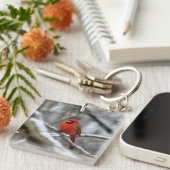 Porte-clés Cardinal masculin (Devant Droit)