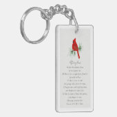 Porte-clés Cardinal Photo Funeral Favoriser Carte Memorial (Devant gauche)