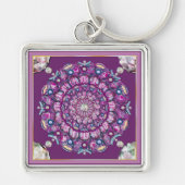 Porte-clés Cardinal Red Rosace (Devant)