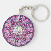 Porte-clés Cardinal Red Rosace (Dos)