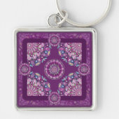 Porte-clés Cardinal Red Rosace (Devant)