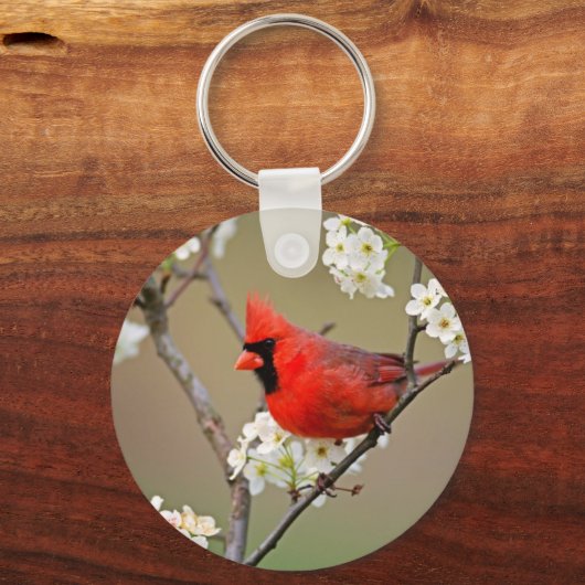 Porte-clés Cardinal rouge (Recto)