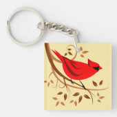 Porte-clés Cardinal rouge (Devant)