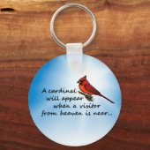 Porte-clés Cardinal, Visiteur du Ciel (Recto)