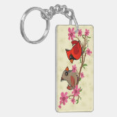 Porte-clés Cardinaux du Nord sur la Branche de Blossom (Devant gauche)