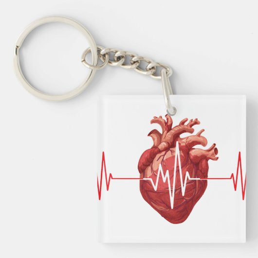 Porte-clés Cardiologue Docteur en cardiologie Infirmière médi (Devant)