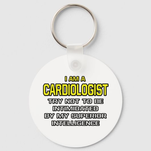 Porte-clés Cardiologue...Intelligence supérieure (Recto)