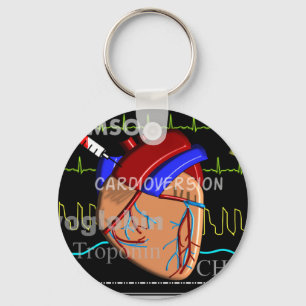Porte-clés Cardiology  Heart Design Keychain