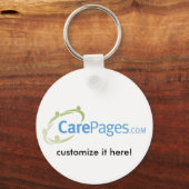 Porte-clés CarePages.com Porte - clé personnalisé (Recto)