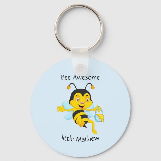 Porte-clés Caricature adorable Bee Boy (Recto)