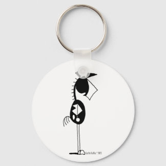 Porte-clés Caricature Cheval Peinture Cute