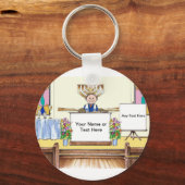 Porte-clés Caricature de Bar Mitzvah par PrintedPerfection.co (Recto)