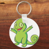 Porte-clés Caricature de Chameleon de Happy Meller (Recto)