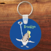 Porte-clés Caricature de Tir à l'arc (Recto)